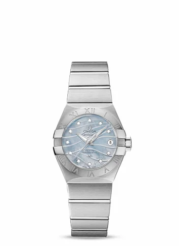 Omega Constellation Co-Axial 27 Brushed Stainless Steel / Blue MOP 123.10.27.20.57.001 (12310272057001)